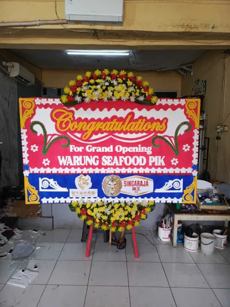 Papan Bunga Ucapan Selamat Bakti Jaya